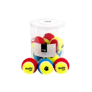 Balles de tennis avec empreintes pour animaux - Pack de 10