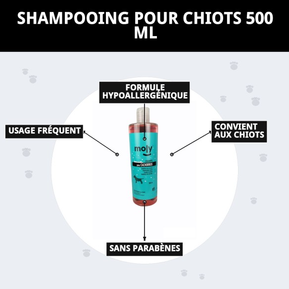 Shampoo pour Chiots 500 ml - Douceur et Soin Naturel