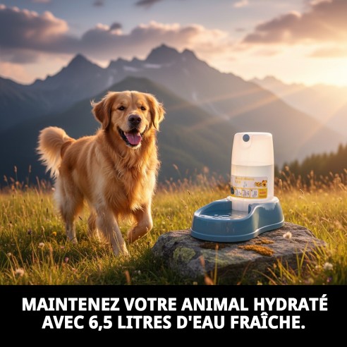 Abreuvoir Break Réserve 6,5L : Confort et Style pour Animaux de Compagnie
