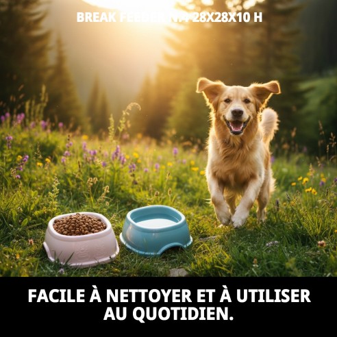 Comedero Break N.4 28x28x10 cm pour votre animal de compagnie.