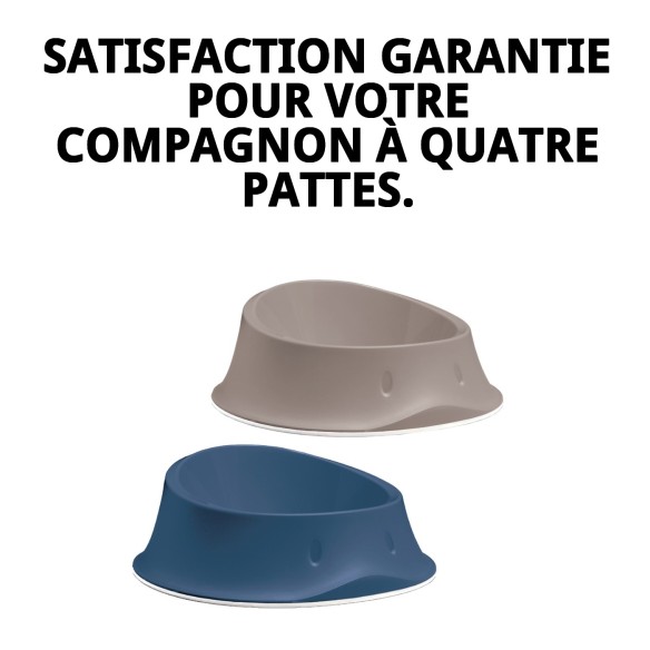 Bol Chic N1 0,35L Antidérapant et Stylé pour Animaux de Compagnie