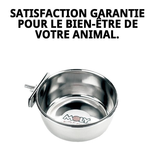 Bols de Nourriture Multi-Usages Réglable 12,5 cm - Idéal pour Animaux de Compagnie