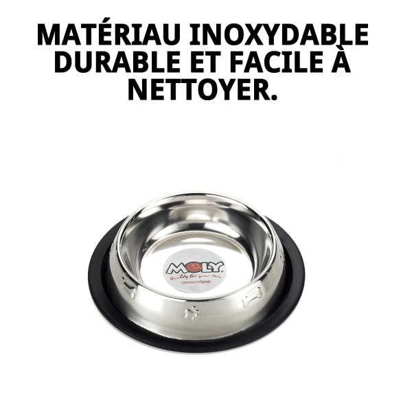 Bol de Nourriture en Acier Pyramide 12cm - Design Moderne et Pratique