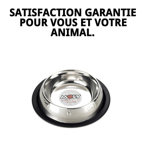 Bol de Nourriture en Acier Pyramide 12cm - Design Moderne et Pratique