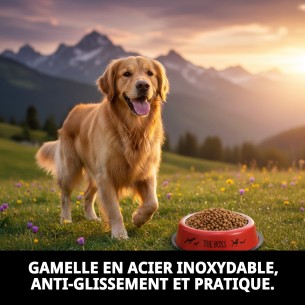 Bol en acier inoxydable antidérapant 18 cm 0,90 L 2