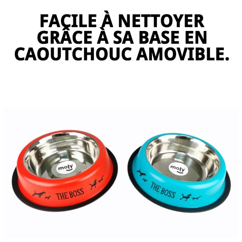 Bol en acier inoxydable antidérapant 18 cm 0,90 L