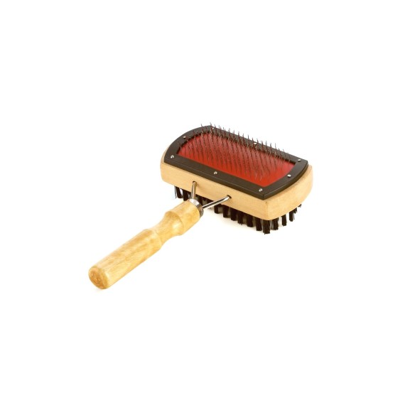 Brosse en Bambou Double Face pour Animaux - Moly