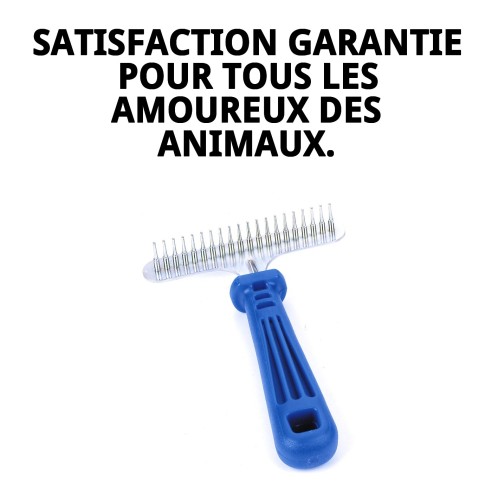 Râteau Métallique pour Animaux de Compagnie - Qualité et Durabilité