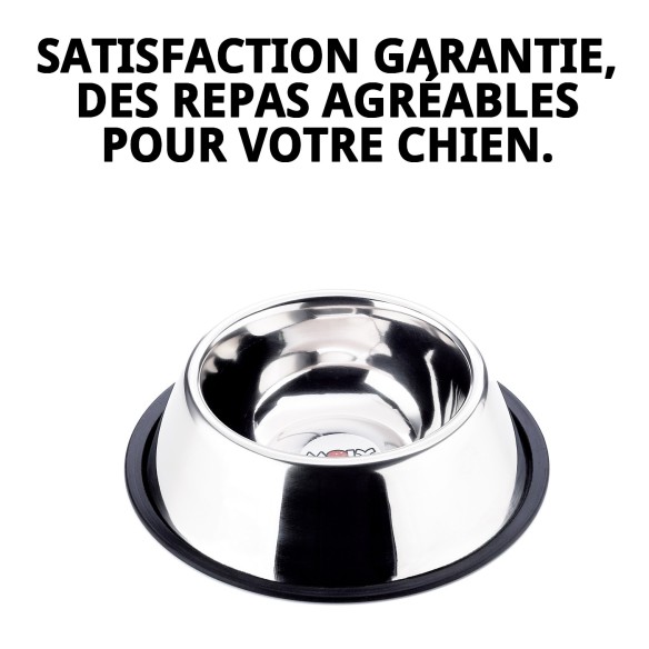 Bol en acier pour Cocker 17,5 cm - 0,90 L qui dure