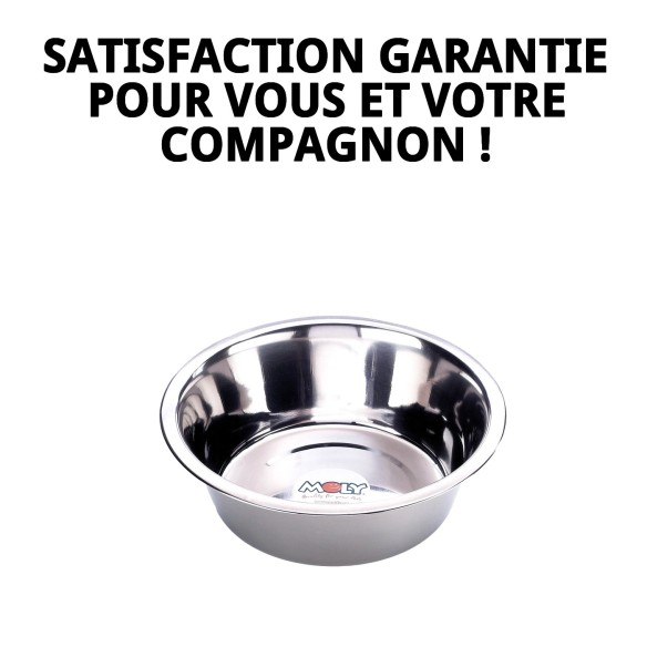 Bol en acier Eco 21 cm - Capacité 1,6 L pour animaux de compagnie