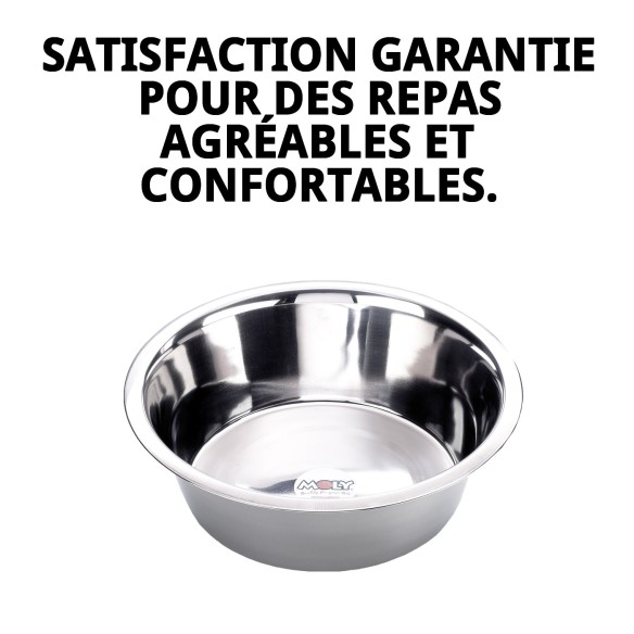 Bol en acier Eco 29 cm - Idéal pour votre animal de compagnie