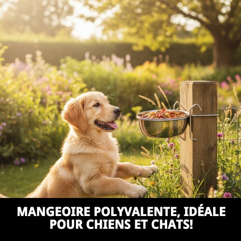 Comedero Multiusos 9cm con Ganchos - Pratique et Fonctionnel