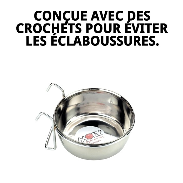 Comedero Multiusos 9cm con Ganchos - Pratique et Fonctionnel