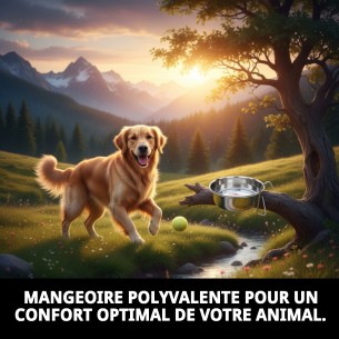 Comedero Multiusos 15cm avec Crochets - Idéal pour votre Animal de Compagnie 2