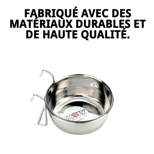 Comedero Multiusos 15cm avec Crochets - Idéal pour votre Animal de Compagnie