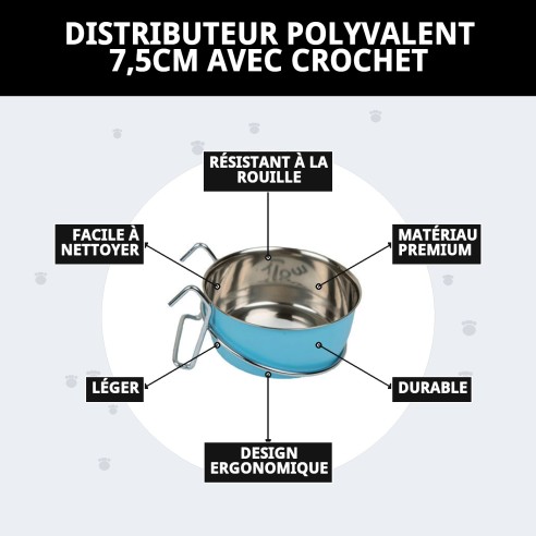 Comportement Multi-usages 7,5 cm avec Crochet - Résistance et Qualité