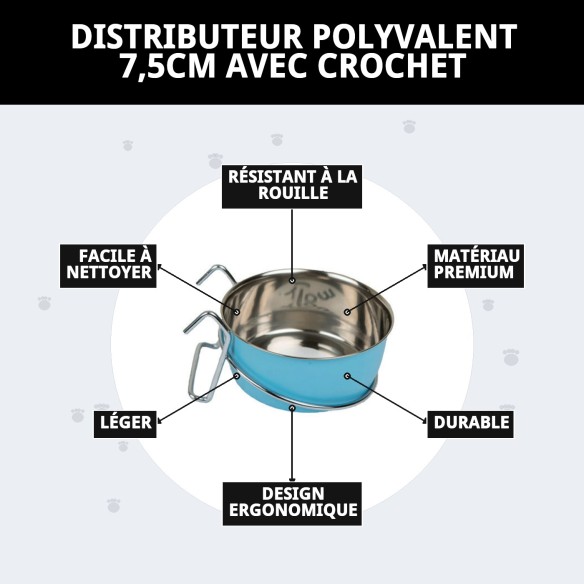 Comportement Multi-usages 7,5 cm avec Crochet - Résistance et Qualité