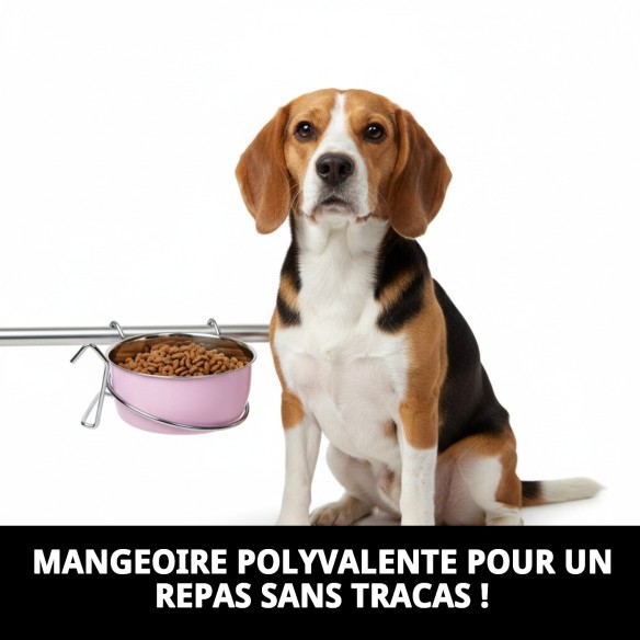 Comedero Multiusos Cake 9,5cm avec Crochets pour Animaux de Compagnie