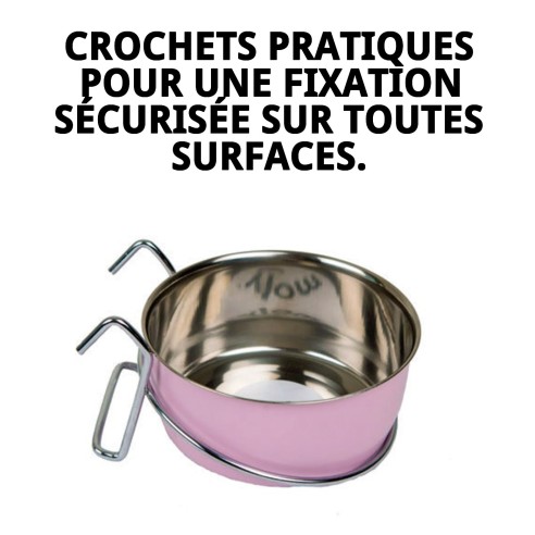 Comedero Multiusos Cake 9,5cm avec Crochets pour Animaux de Compagnie