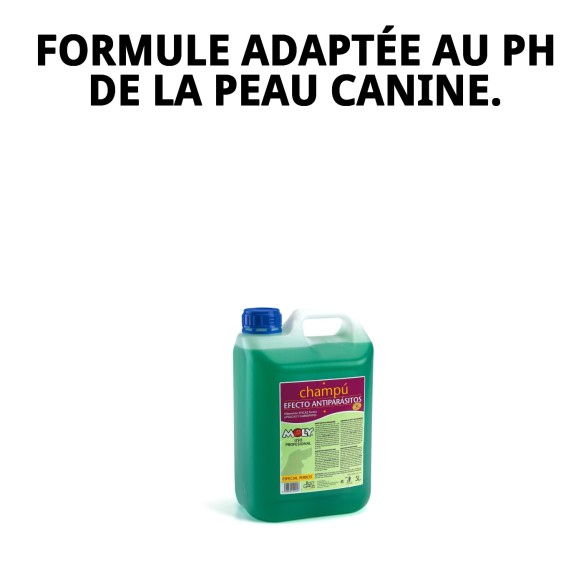 Shampoing Menthe Fraîche 5L : Protection et fraîcheur pour votre chien.