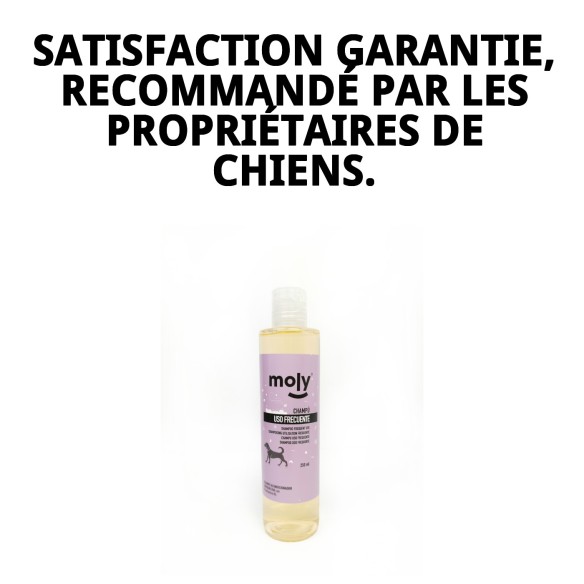 Shampoo Usage Fréquent 250ml pour Chiens - Doux et Brillant