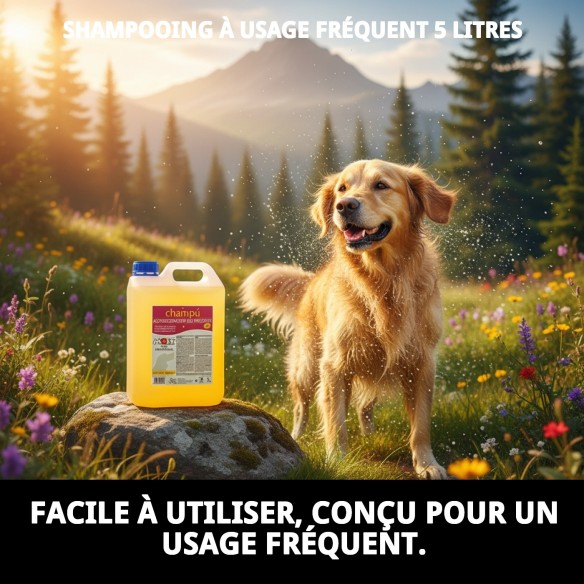 Shampoing Hydratant pour Animaux 5L - Douceur et Brillance