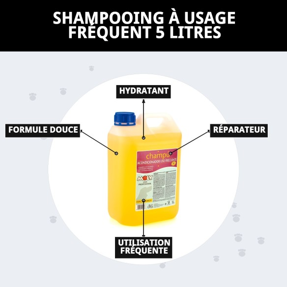 Shampoing Hydratant pour Animaux 5L - Douceur et Brillance