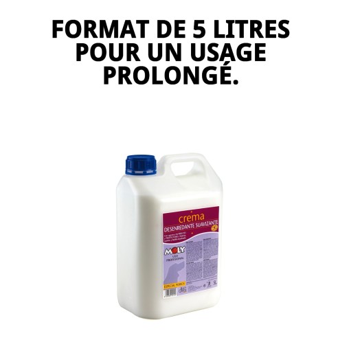Crème adoucissante 5 litres pour le soin des animaux de compagnie.