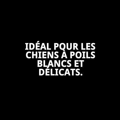 Shampoo 5L pour animaux à poils blancs, brillance et volume.