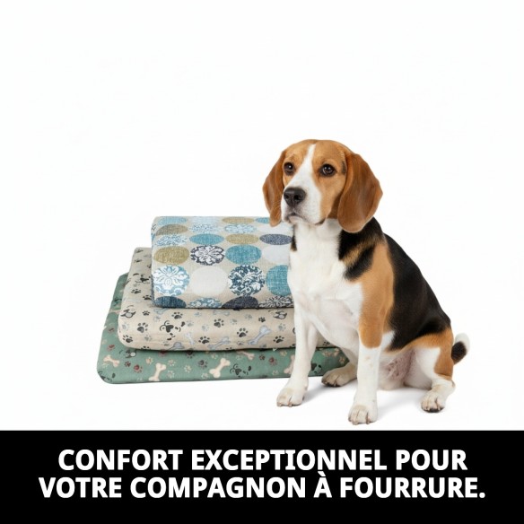 Matelas Taille 1 70x55x9 pour Animaux - Plusieurs Designs