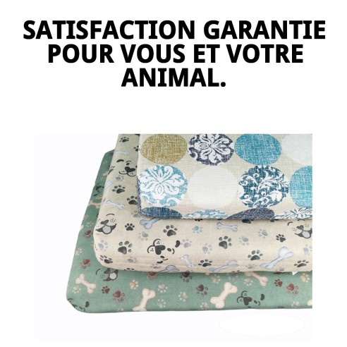 Matelas Taille 1 70x55x9 pour Animaux - Plusieurs Designs