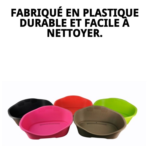 Cage en plastique N.2 55x37x26cm - Confort pour votre animal de compagnie