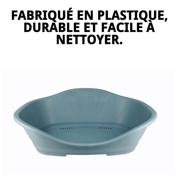 Cage en plastique N.5 78x51x36 cm pour animaux de compagnie, confortable et résistant.