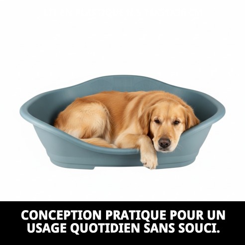 Cage en plastique N.5 78x51x36 cm pour animaux de compagnie, confortable et résistant.