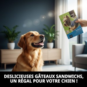 Biscuits Sandwich Garnis pour Chiens - 400g Nutrition Saine 2