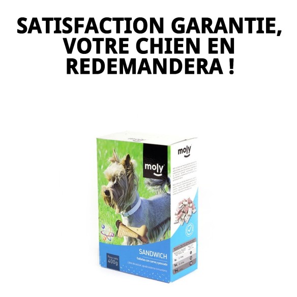 Biscuits Sandwich Garnis pour Chiens - 400g Nutrition Saine
