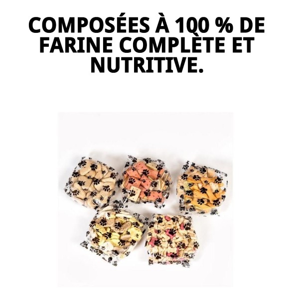 Biscuits Light Intégraux pour Chiens - Nutrition Saine 200g