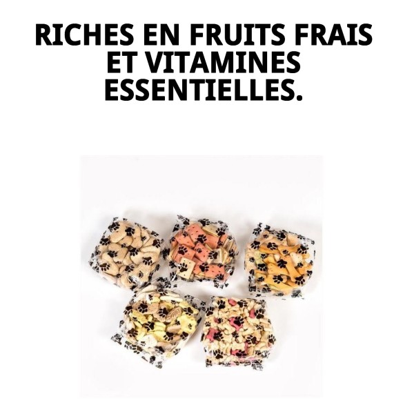 Biscuits Mix Fruit Macedonia pour Chiens 200g - Santé et Saveur