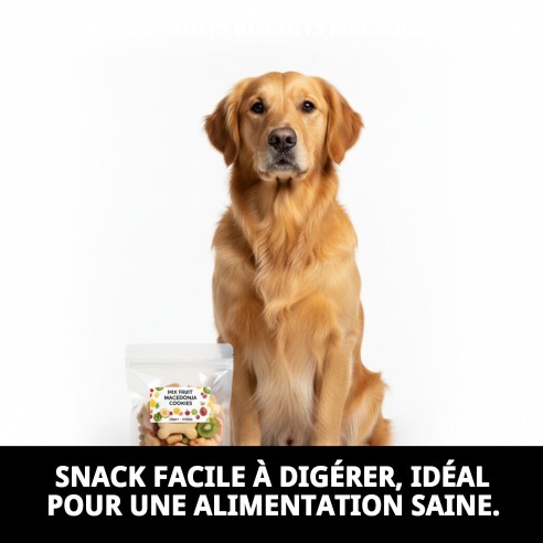 Biscuits Mix Fruit Macedonia pour Chiens 200g - Santé et Saveur