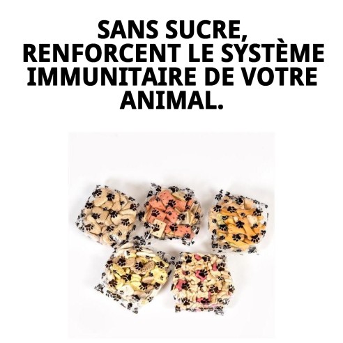 Biscuits Sandwich pour Chiens : Nutrition et Saveur 200g