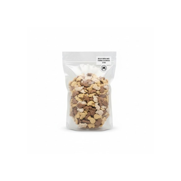 Biscuits Mini Mix Ferme 2 kg - Snacks Délicieux pour Animaux de Compagnie
