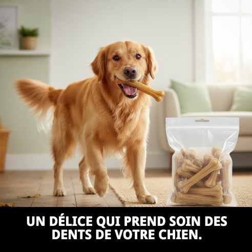 Os Précis pour Chiens : Santé Dentaire et Saveur Irrésistible