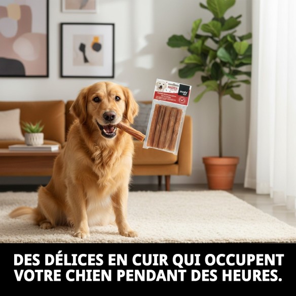 Barres de peau pour chiens Moly 13cm - Snack sain