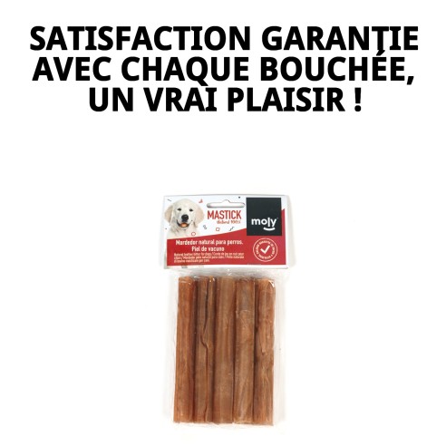 Barres de peau pour chiens Moly 13cm - Snack sain
