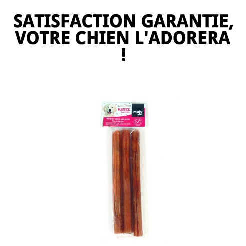 Barres de Peau Moly pour Chiens 25cm - Snack Sain