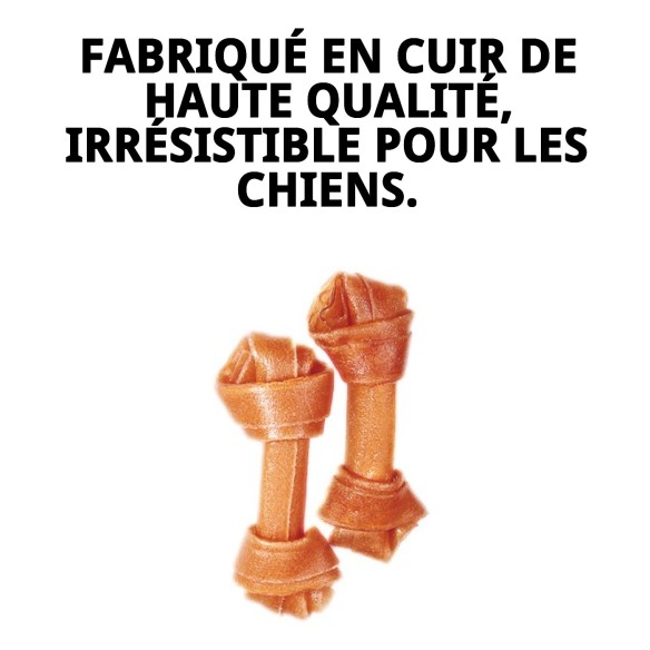 Os Nœud Moly 11 cm : Snack Sain pour Chiens