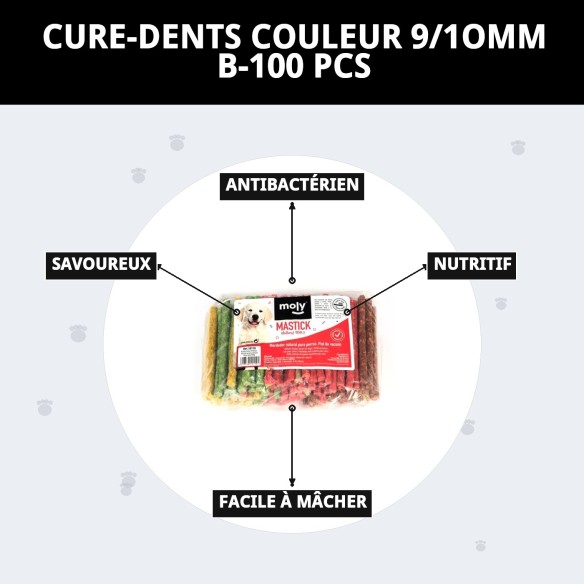 Bâtonnets Color B-100 : Délices pour votre chien