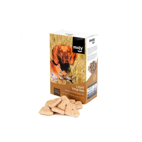 Biscuits Light Intégraux pour Chiens 400g - Santé et Saveur