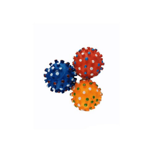 Balle Dentaire en Vinyle 8,5 cm : Jouet Idéal pour Animaux de Compagnie