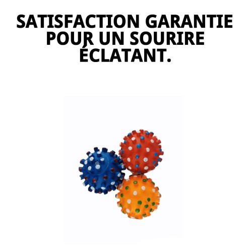 Balle Dentaire en Vinyle 8,5 cm : Jouet Idéal pour Animaux de Compagnie